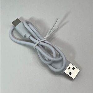 White USB Charging Cable